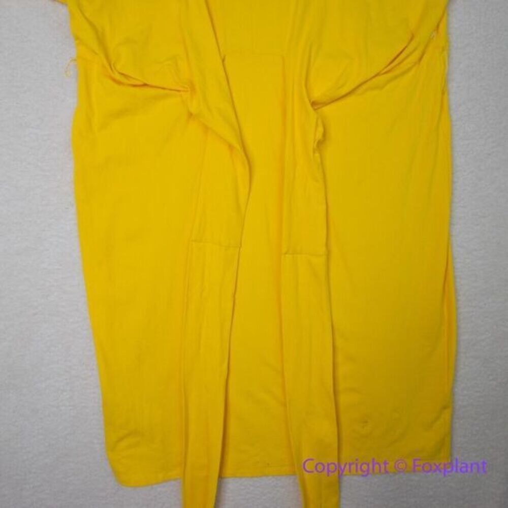 NEW Eloquii‎ yellow Cross Front Flutter Sleeve Dr… - image 5